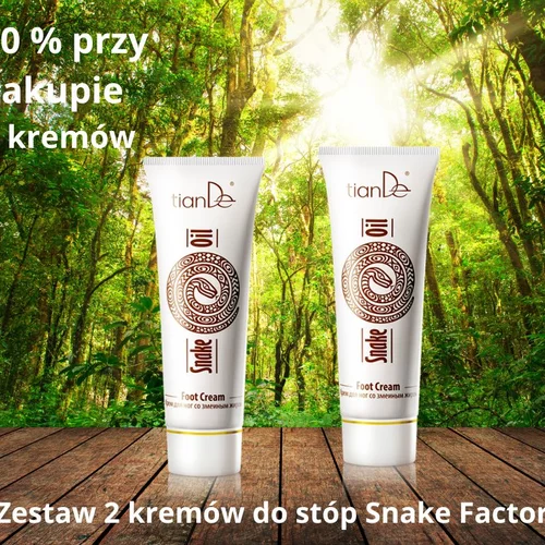 Snake Factor - zestaw 2 kremów do stóp