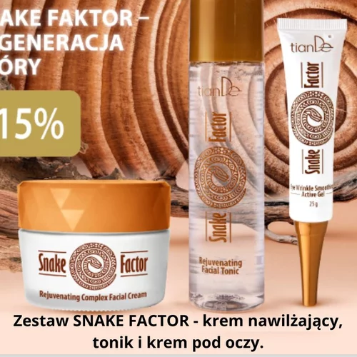 Snake Factor - regeneracja skóry twarzy - zestaw